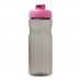 H2O Active® Eco Base 650 ml sportfles met kanteldeksel. Houtskool, Magenta