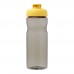H2O Active® Eco Base 650 ml sportfles met kanteldeksel. Houtskool, Geel