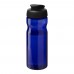 H2O Active® Eco Base 650 ml sportfles met kanteldeksel. Blauw, Zwart