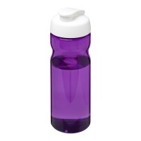 H2O Active® Eco Base 650 ml sportfles met kanteldeksel. Paars, Wit