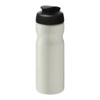 H2O Active® Eco Base 650 ml sportfles met kanteldeksel. Ivoorwit, Zwart