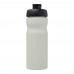 H2O Active® Eco Base 650 ml flip lid sport bottle. Ivory white, Black