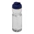 H2O Active® Eco Base 650 ml sportfles met kanteldeksel. Transparent, Blauw