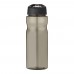 H2O Active® Eco Base 650 ml sportfles met tuitdeksel. Houtskool, Zwart