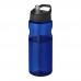 H2O Active® Eco Base 650 ml Sportflasche mit Ausgussdeckel. blau, schwarz