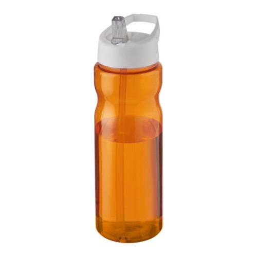 H2O Active® Eco Base 650 ml spout lid sport bottle. Orange, White