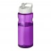 H2O Active® Eco Base 650 ml Sportflasche mit Ausgussdeckel. lila, weiss