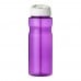 H2O Active® Eco Base 650 ml Sportflasche mit Ausgussdeckel. lila, weiss