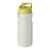 H2O Active® Eco Base 650 ml spout lid sport bottle. Ivory white, Lime