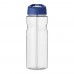 H2O Active® Eco Base 650 ml Sportflasche mit Ausgussdeckel. transparent, blau