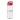 H2O Active® Eco Base 650 ml sportfles met tuitdeksel. Transparent, Rood