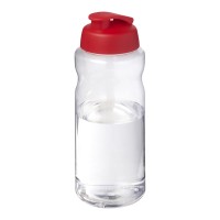 H2O Active® Big Base 1 l drinkfles met klapdeksel, Rood