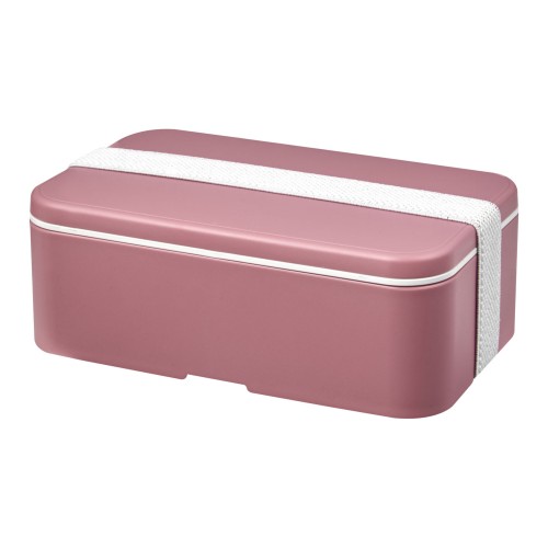 MIYO Renew 700 ml single layer lunch box. Pink, White