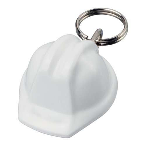 Kolt Schutzhelm Schlüsselanhänger aus recyceltem Material, weiss Kolt Schutzhelm Schlüsselanhänger aus recyceltem Material, weiss