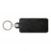 Kym recycled tyre tread check keychain, Black