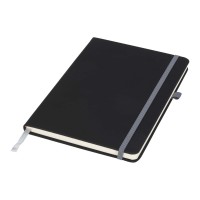 Noir A5 Notizbuch. schwarz, grau