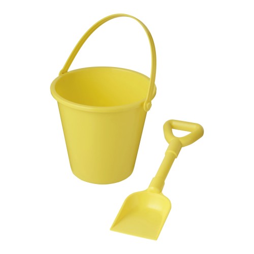 Tides recycelter Strandeimer und Spaten, gelb Tides recycelter Strandeimer und Spaten, gelb