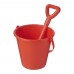Tides recycelter Strandeimer und Spaten, rot Tides recycelter Strandeimer und Spaten, rot