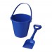 Tides recycelter Strandeimer und Spaten, blau Tides recycelter Strandeimer und Spaten, blau