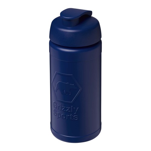 Baseline Rise 500 ml drinkfles met klapdeksel. Blauw, Blauw