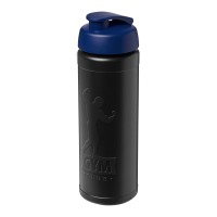 Baseline Rise 750 ml drinkfles met klapdeksel. Zwart, Blauw