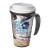 Brite-Ameriano® Grande 350 ml Isolierbecher mit auslaufsicherem Schraubverschluss. schwarz, weiss