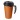 Americano® Grande 350 ml Isolierbecher mit auslaufsicherem Schraubverschluss. orange, schwarz