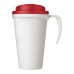 Americano® Grande 350 ml mug with spill-proof lid. White, Red