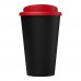 Americano® Eco 350 ml recycled tumbler. Black, Red