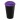 Americano® Eco 350 ml recycelter Becher. schwarz, lila