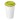 Americano® Eco 350 ml recycelter Becher. weiss, limone
