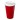 Americano® Eco 350 ml recycelter Becher. rot, weiss