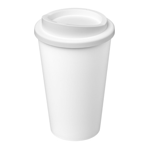 Americano® Eco 350 ml recycelter Becher, weiss