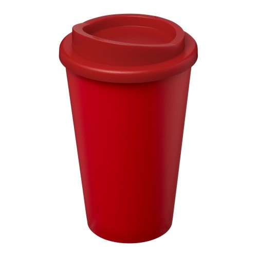 Americano® Eco 350 ml recycelter Becher, rot