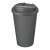 Americano® Eco 350 ml recycled tumbler with spill-proof lid, Grey