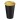 Americano® Eco 350 ml recycelter Becher mit auslaufsicherem Deckel. gelb, schwarz