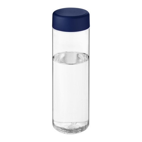 H2O Active® Vibe 850 ml screw cap water bottle. Transparent, Blue