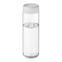 H2O Active® Vibe 850 ml screw cap water bottle. Transparent, White