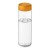 H2O Active® Vibe 850 ml screw cap water bottle. Transparent, Orange