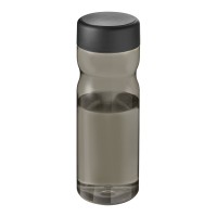 H2O Active® Eco Base 650 ml Sportflasche mit Drehdeckel. kohle, schwarz