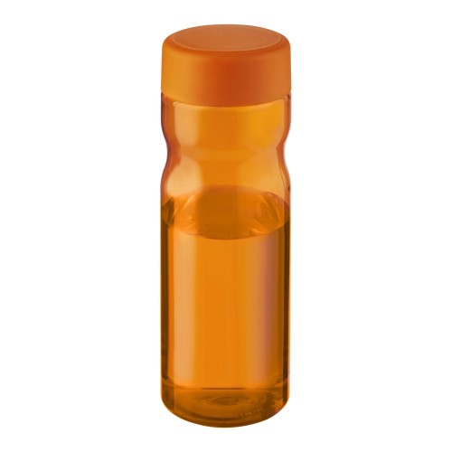 H2O Active® Eco Base 650 ml Sportflasche mit Drehdeckel. orange, orange