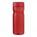 H2O Active® Eco Base 650 ml Sportflasche mit Drehdeckel. rot, rot