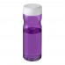 H2O Active® Eco Base 650 ml Sportflasche mit Drehdeckel. lila, weiss