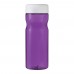 H2O Active® Eco Base 650 ml Sportflasche mit Drehdeckel. lila, weiss