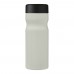 H2O Active® Eco Base 650 ml screw cap water bottle. Ivory white, Black