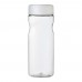 H2O Active® Eco Base 650 ml sportfles. Transparent, Wit