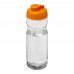 H2O Active® Base Tritan™ 650 ml Sportflasche mit Klappdeckel. transparent klar, orange H2O Active® Base Tritan™ 650 ml Sportflasche mit Klappdeckel. transparent klar, orange