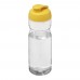 H2O Active® Base Tritan™ 650 ml Sportflasche mit Klappdeckel. transparent klar, gelb