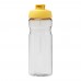 H2O Active® Base Tritan™ 650 ml Sportflasche mit Klappdeckel. transparent klar, gelb