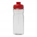 H2O Active® Base Tritan™ 650 ml Sportflasche mit Klappdeckel. transparent klar, rot